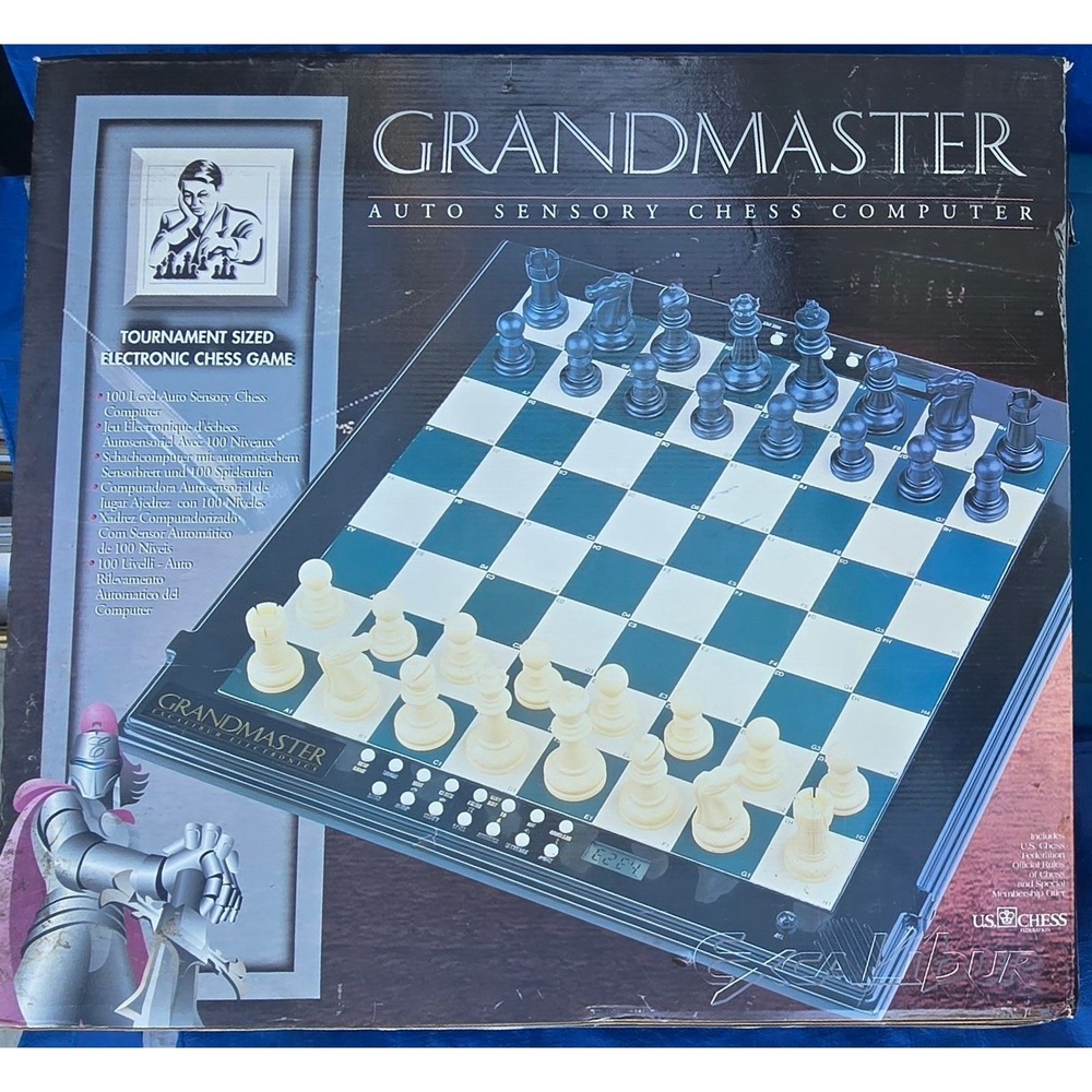 Excalibur Electronics Grandmaster Auto Sensory Chess Computer 747K 2200 3.75king